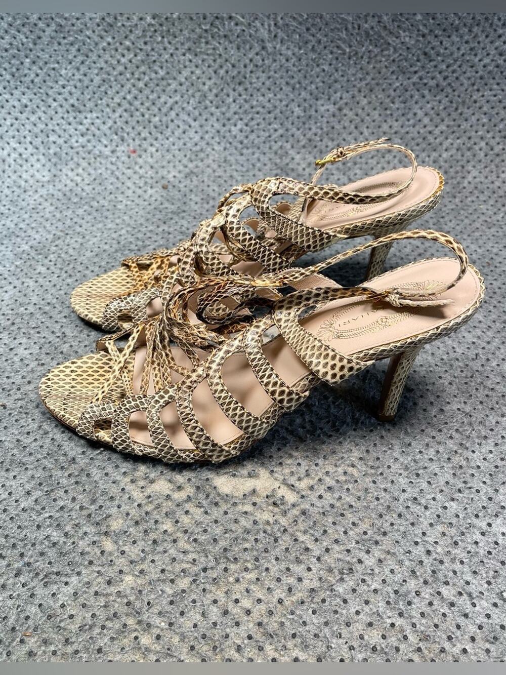 Elie Tahari Snakeskin High Heels Size 8.5 Women’s